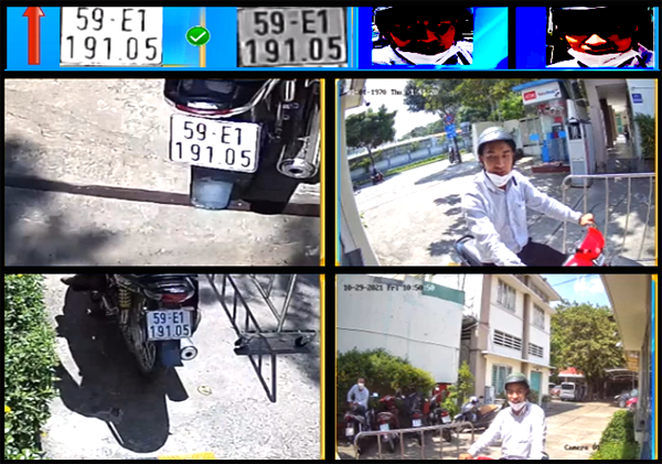 Hệ thống giữ xe nhận dạng mặt