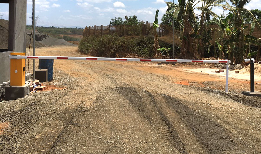 Hệ thống kiểm soát xe ra vào bãi đá tại Gia Lai