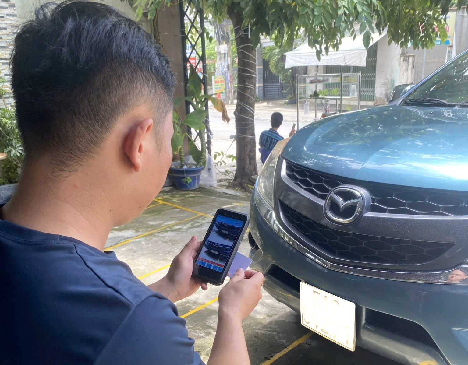 Máy giữ xe cầm tay thông minh KTP Parking chính hãng