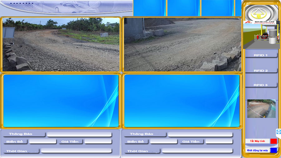 Phần mềm kiểm soát xe ra vào bãi đá